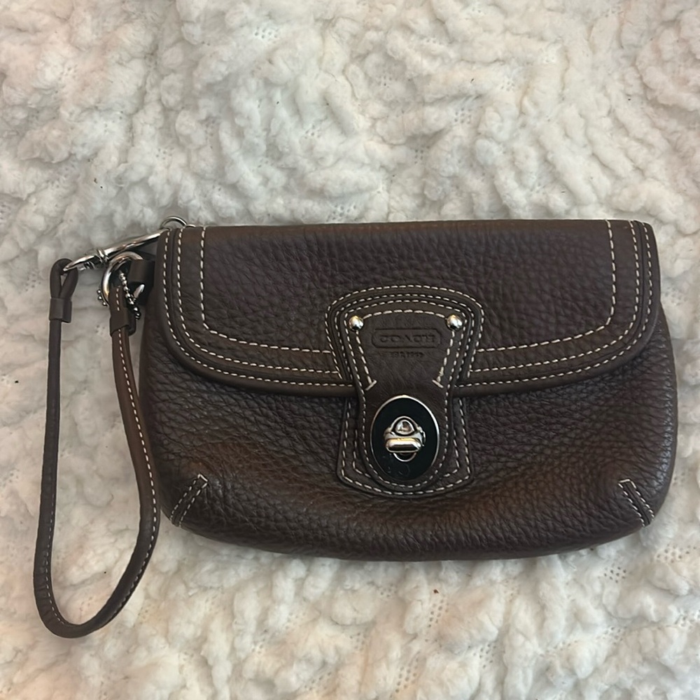 Coach brand wristlet